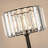 Elegant K9 Crystal Floor Lamp With Finish, On/Off Foot Switch, Compatible With E26 Bulbs (Bulb Not Included)-1725730962