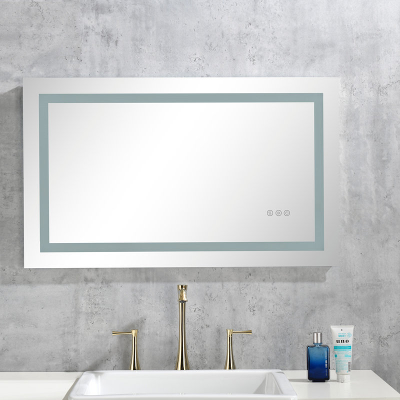 Miroir de salle de bain DEL, 47,98 po x 84,02 po