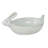 Debossed Stoneware Rabbit Bowl with Reactive Glaze