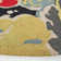 Doyle Floral Handmade Hooked Blue/Yellow/Grey Area Rug