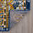 Teshawna Esmay Performance Blue/Gold Medallion Rug-1371933293