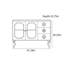 Table de buffet en verre