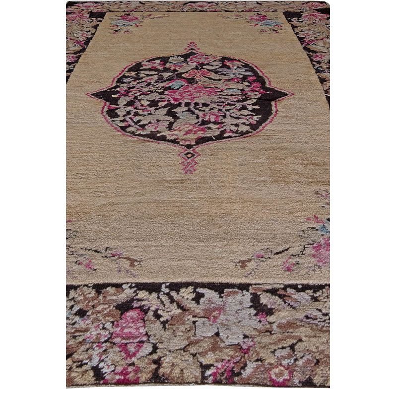 One-of-a-Kind Rectangle 4' X 6'3" Hand Knotted Area Rug