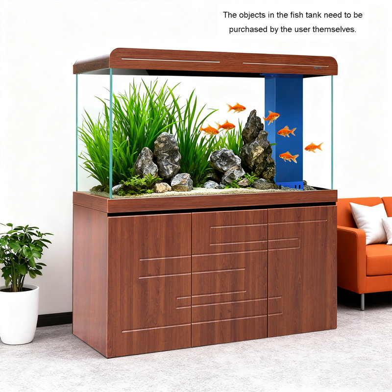 Aquarium en bois de style classique avec télécommande intelligente