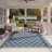 Dirks Performance Geometric Indoor/Outdoor Area Rug-1065953226