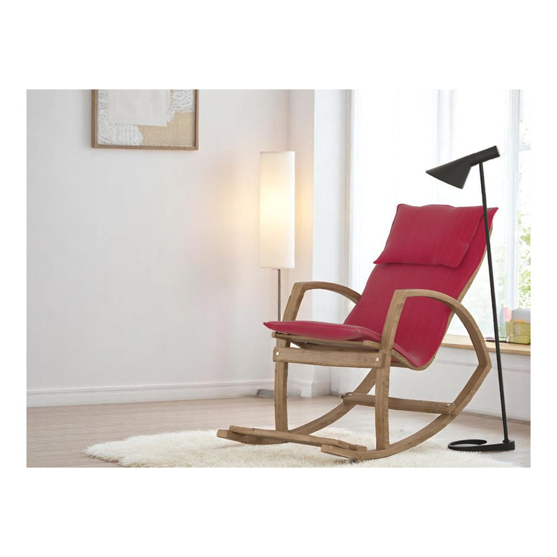 Chaise berçante Modern, fauteuil berçant Modern, Rouge