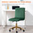 Modern Velvet Office Task Chair, Armless Swivel Computer Desk Chair for Home Office-721150928