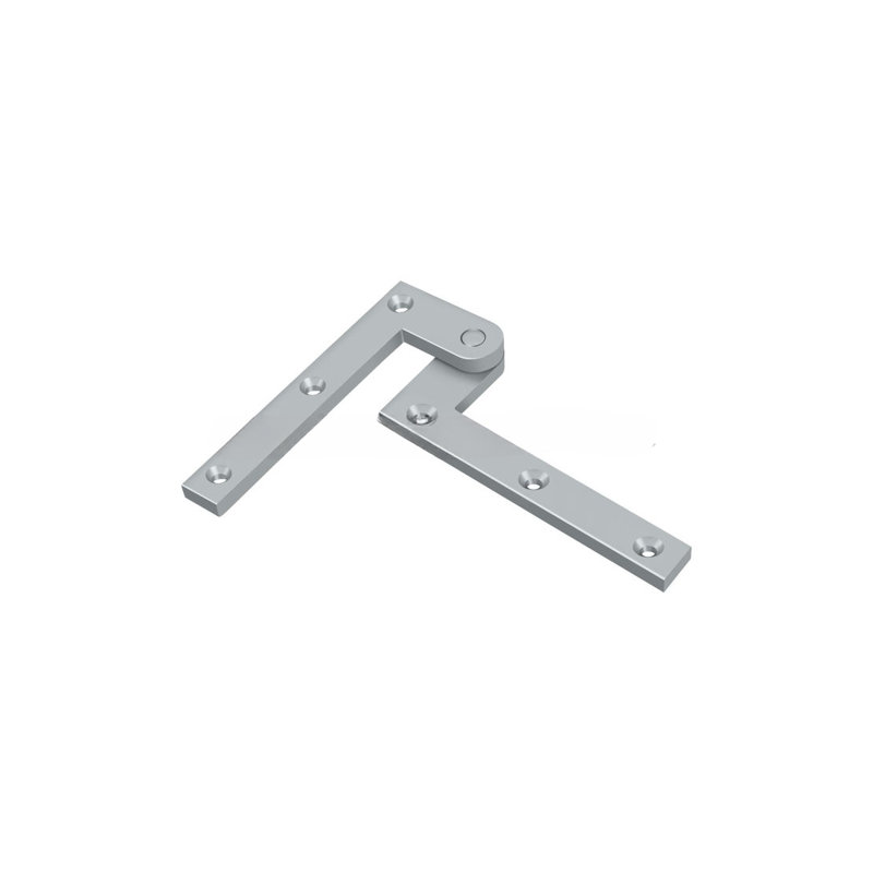 99'' x 16'' Butt Bearing Hinge, Brushed Chrome