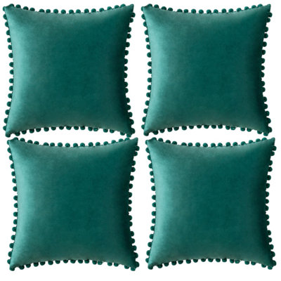 Housse de coussin en velours