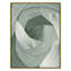 «Wyn Enriched Emerald - Floater Frame», reproduction d'impression sur toile-59825405-59825407
