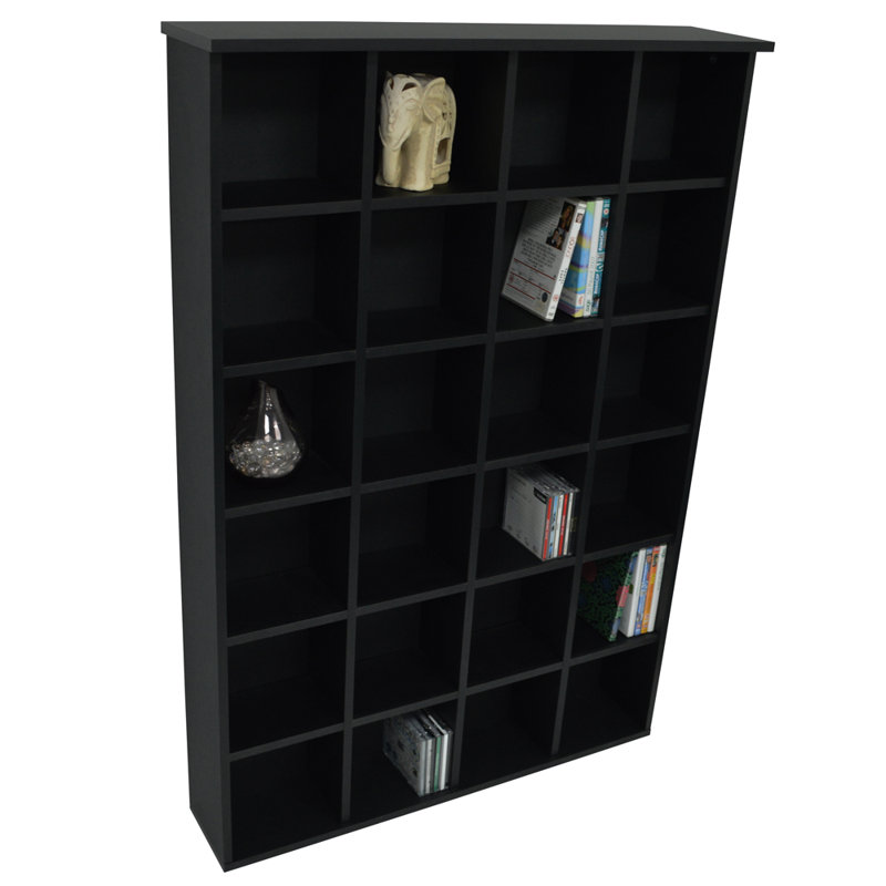 130.5cm H Media Shelves, Black