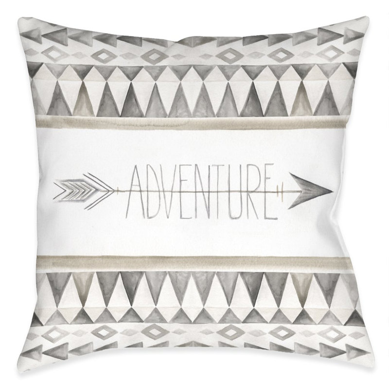 Adventure Throw Pillow, Yes