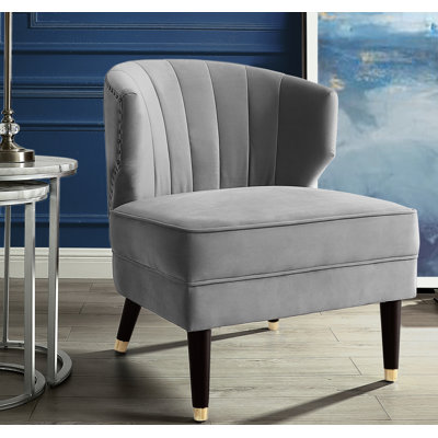 Fauteuil d'appoint en velours Cybele
