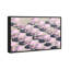 Défilé de parapluies roses, Parasols de plage glam blanc - Peinture-73061130-73061125