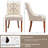 Berenis Tufted Linen Upholstered Elegant Dinning Chair-551275075-571557673