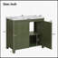 Meuble-lavabo exquis avec rangement pratique et design artistique-255528175