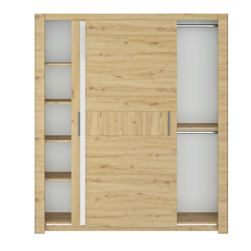 Palou 2 Door Manufactured Wood Wardrobe