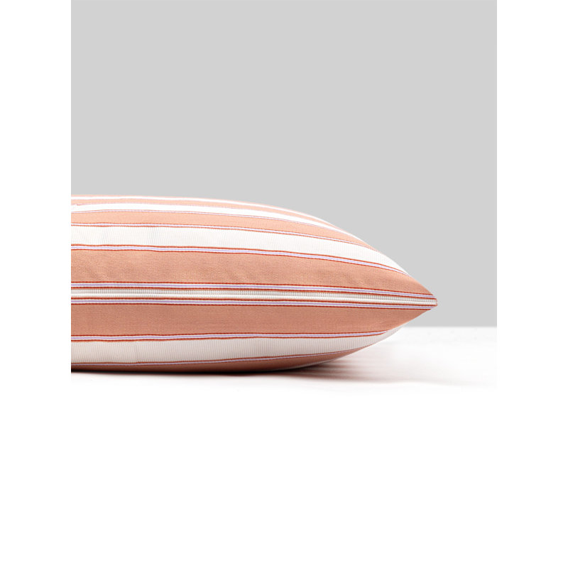 LEGENDS PILLOW, Peach Piano Stripe, Square 22"