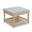 Table basse en tissu avec rangement Gladis-114311595