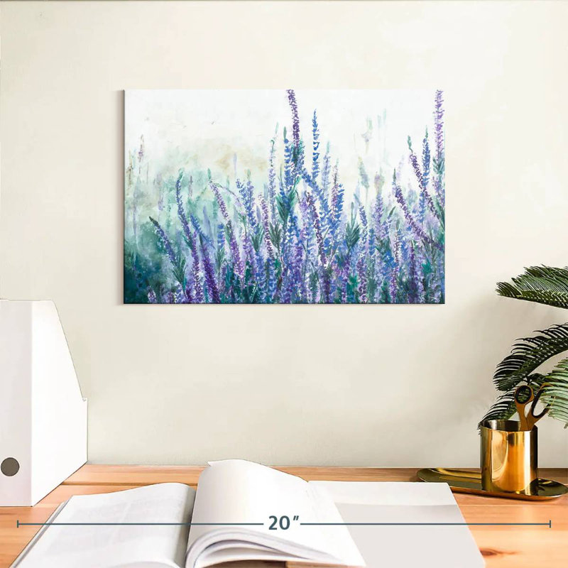 Harnek Lavender Floral Garden, 8" H x 12" W