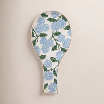 Hydrangea Porcelain Spoon Rest