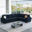 Canapé modulaire en L 5 pièces Shavera-1770075977