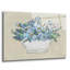Art mural en verre épique «Floral Tub 2» par Silvia Vassileva, 36 po x 24 po-175317558
