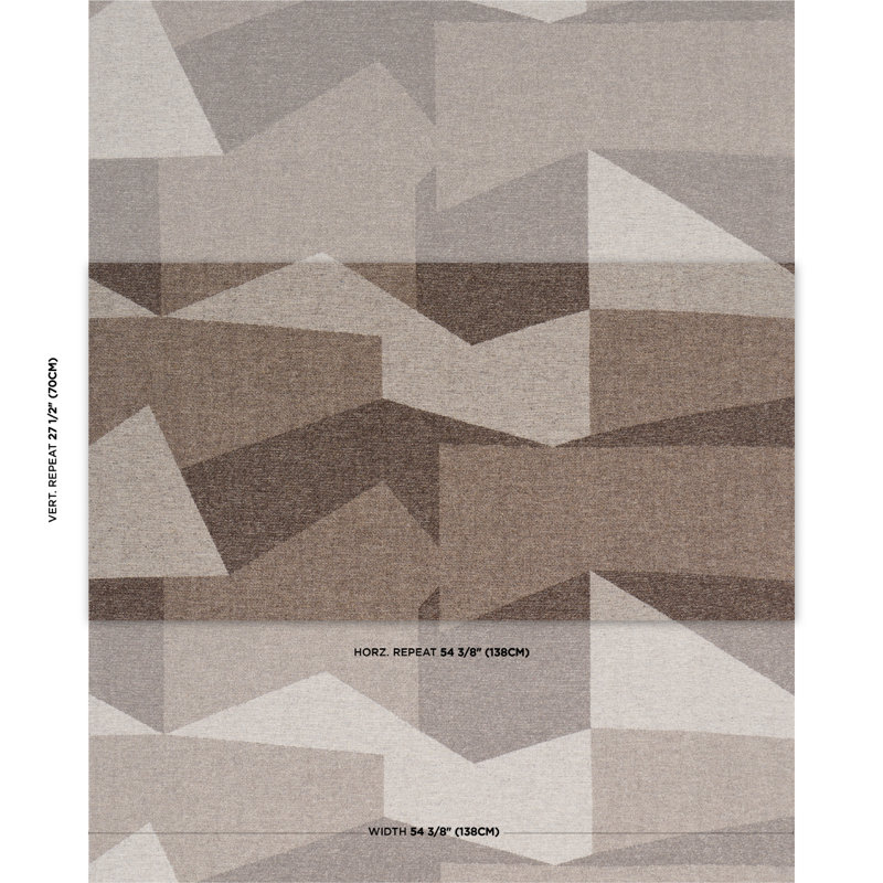 Tissu Schnacher x Patterson Flynn Breuer, Brun wengé