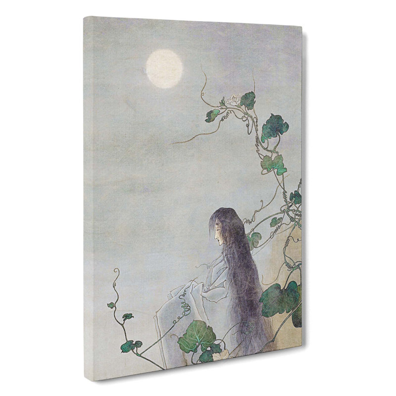 The Spirit of the Deceased by Tsukioka Yoshitoshi - Wrapped Canvas Painting Print, 60cm H x 40cm W x 3cm D