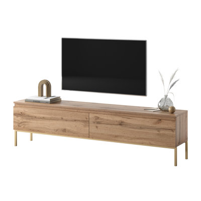 Weisser Unfinished TV Stand for TVs up to 75"