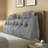 Comfort Wedge Pillow Headboard,  Soft Full Triangular Pillow, Reading Pillow, Backrest Cushion Headboard Gap Pillow For Back, Light Gray-125575957-132490660