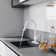 Pull Down Sprayer Kitchen Faucet with Dual-Function Sprayer and Deck Plate in Spot-Free