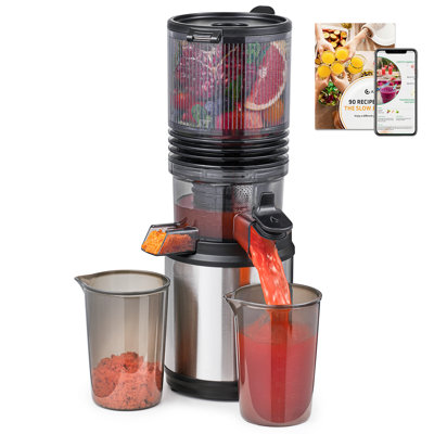Slow Masticating Cold Press Juicer, 6.3" Extra-Wide Feed Mouth Juice Extractor For Whole Fruits & Vegetables, Easy To Clean, Healthy Home Juicing