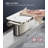 4-inch Double-handle Glass Shelf Waterfall Bathroom Sink Faucet With -114193242