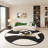 Curved negotiating  leather sofa-106586371-106586374