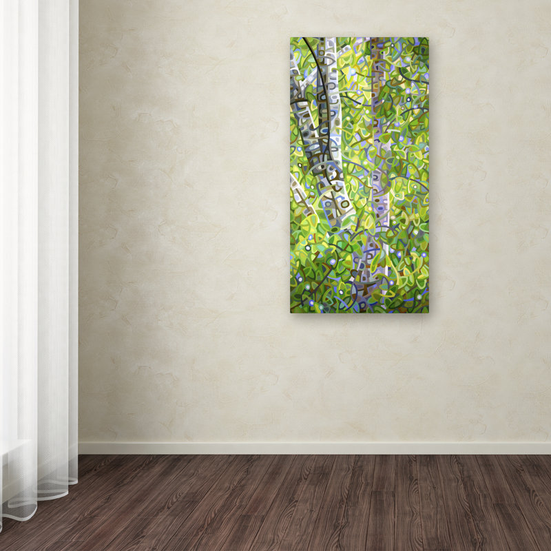 "Hide and Seek" par Mandy Budan, reproduction d'art sur toile tendue, H 24 po x l 12 po x P 2 po