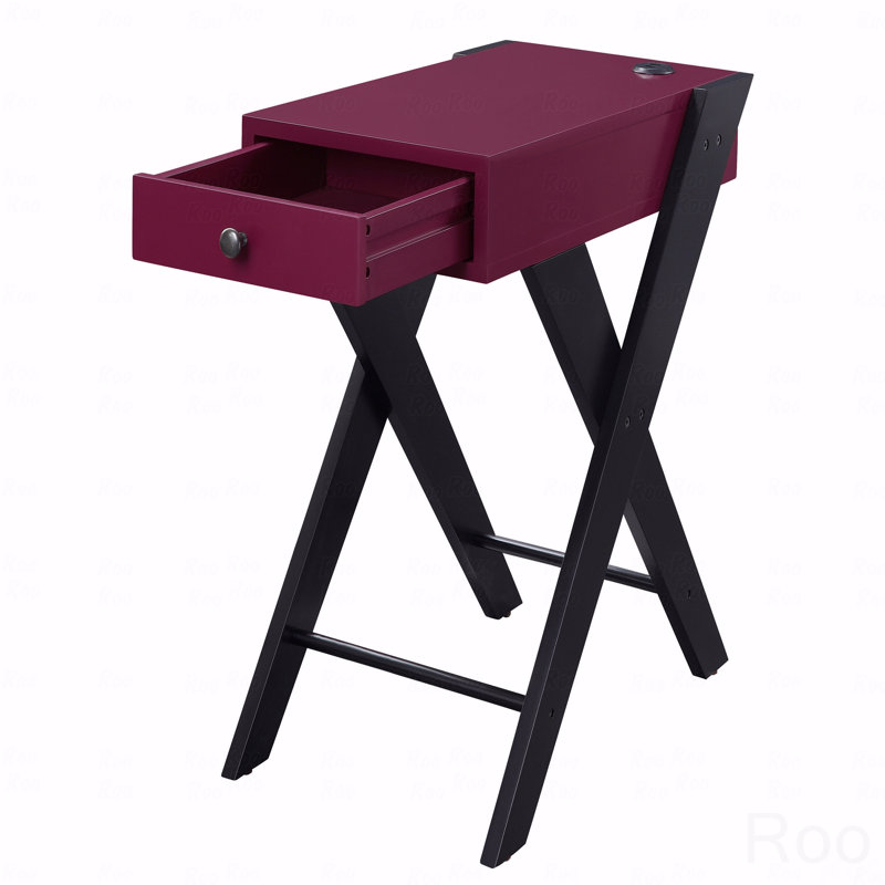 Table d'appoint avec ports USB, Bourgogne