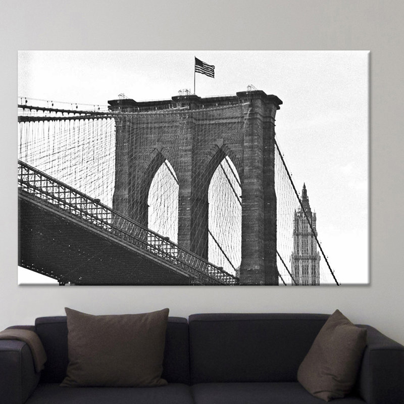 Pont de Brooklyn par Linda Omelianchuk - reproduction de photo sur toile