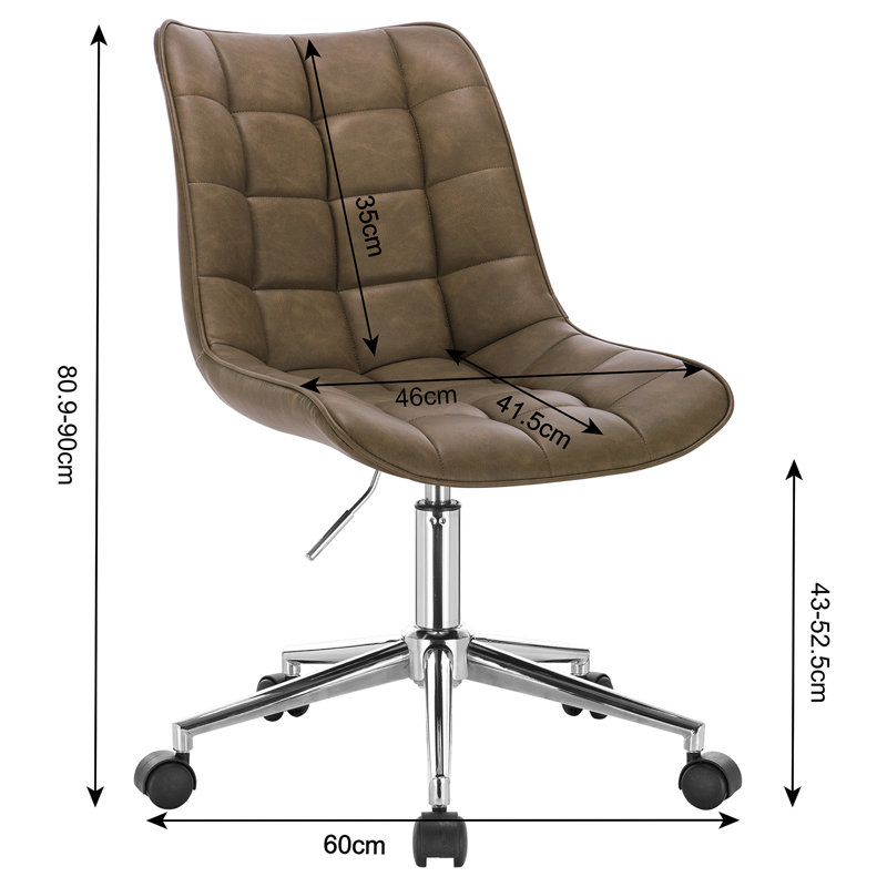 Darrey Office Chair, Brown