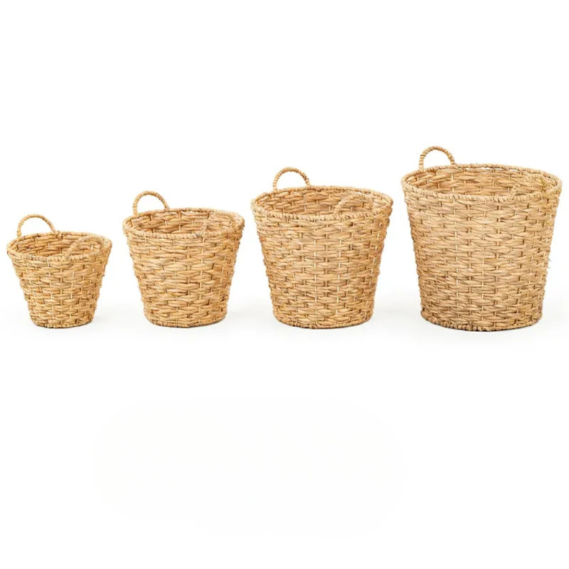 Ensemble de 4 paniers tissés Jacinthe