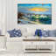 « paint ocean vagues », reproduction de peinture à l’huile sur toile tendue-29333900