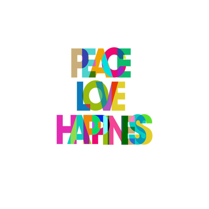 Positive Vibes IV Print by Austin Beiv, Outdoor, 28" H x 20" W x 1.5" D