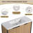 48'' Single Bathroom Vanity with Resin Top