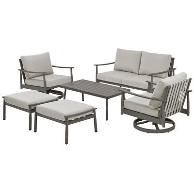 Mariene 4 - Person Patio Conversation Set with Cushions