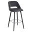 Upholstered Counter Stool with Metal Frame-1746754845-1746754844