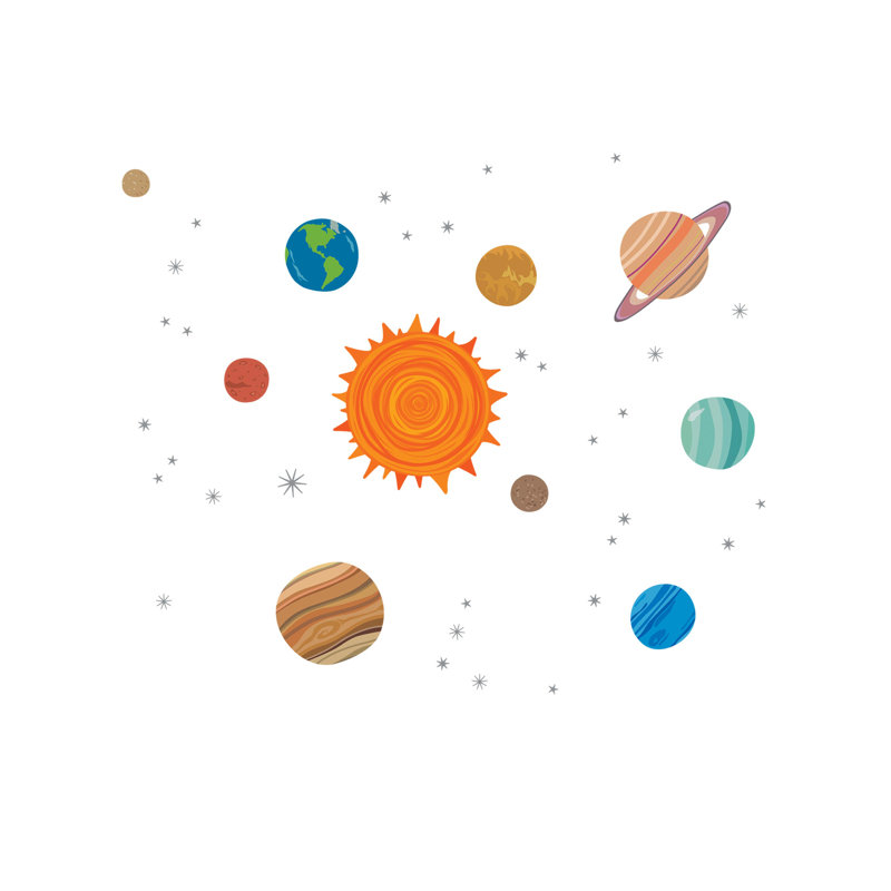 Adhésif décoratif planètes