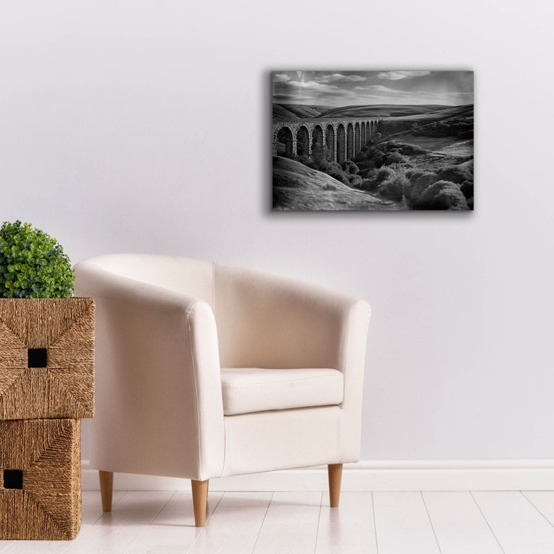 "Eped Graffiti" Aqueduct 4 "par Nathan Larson, art mural sur toile, H 18 po x l 26 po x P 0,75 po