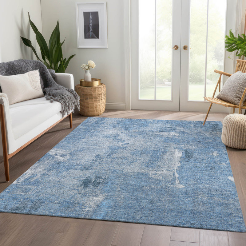 Premium Machine Washable Natoma AMF989 Abstract Rug, Rectangle 10' x 14'