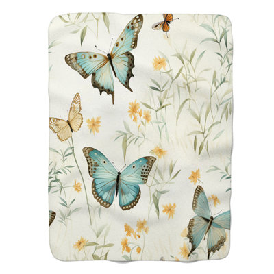 Floral Floral - couverture de qualité supérieure 1 pièce