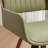 Hitney Faux Leather Swivel Dining Armchairs-1441675871